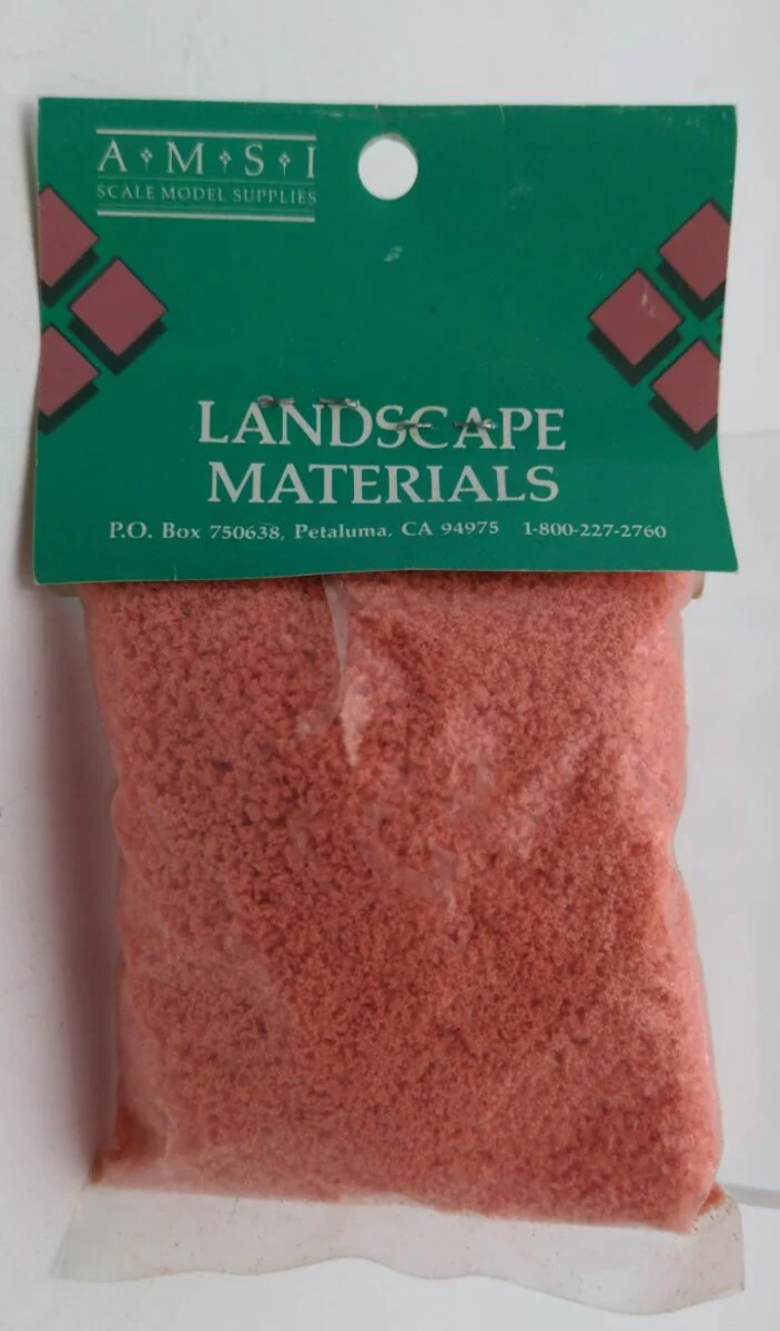 Scale Model Supplies 10804 Landscape Materials Flowers Salmon Pink