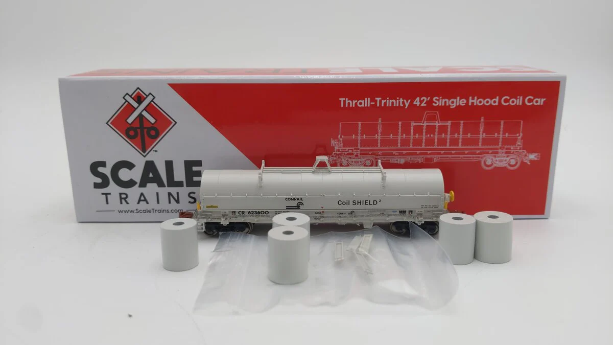 Scale Trains SXT33538 N Scale Conrail 42' Thrall-Trinity Coil Car #623600 LN/Box