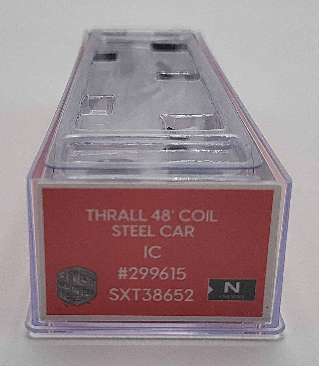 Scale Trains SXT38652 N Scale Illinois Central Coil Steel Car LN/Box - Image 8