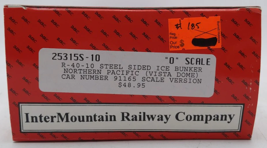 InterMountain 25315S-10 O Northern Pacific Steel Sided Ice Bunker Car #91165 EX/Box - Image 10