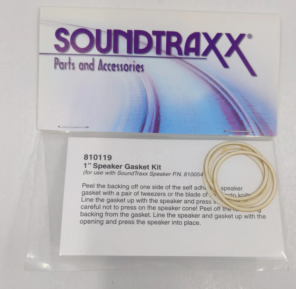SoundTraxx 810119 28 mm Speaker Gasket 1" Kit