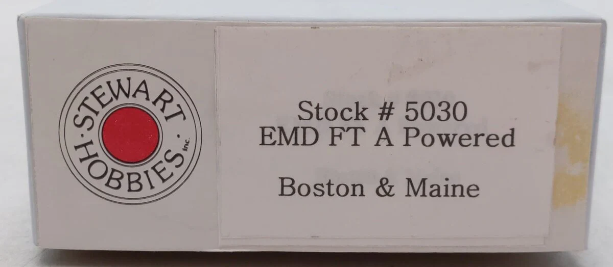Stewart 5030 HO Boston & Maine FT A Powered Diesel Locomotive LN/Box - Image 8