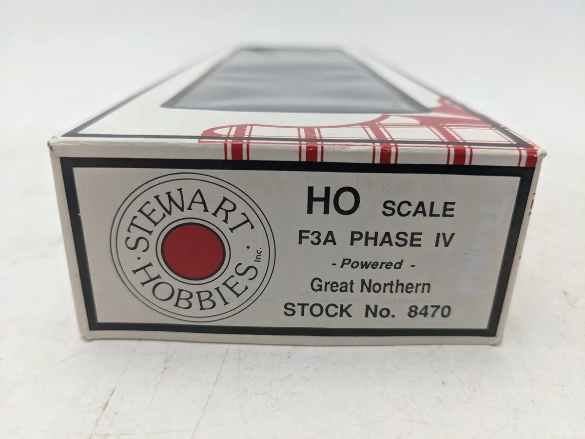 Stewart 8470 HO Scale Great Northern F3A Phase IV Powered Diesel Locomotive EX/Box - Image 7