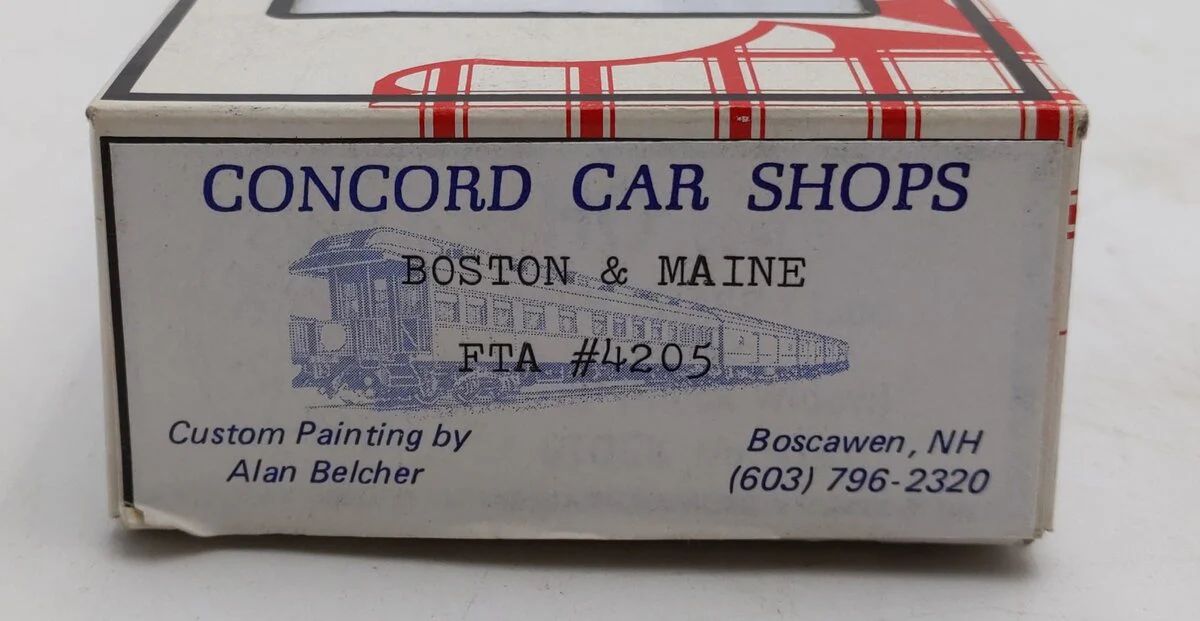 Stewart Hobbies HO Custom Boston & Maine Diesel Locomotive #4205 EX/Box - Image 7