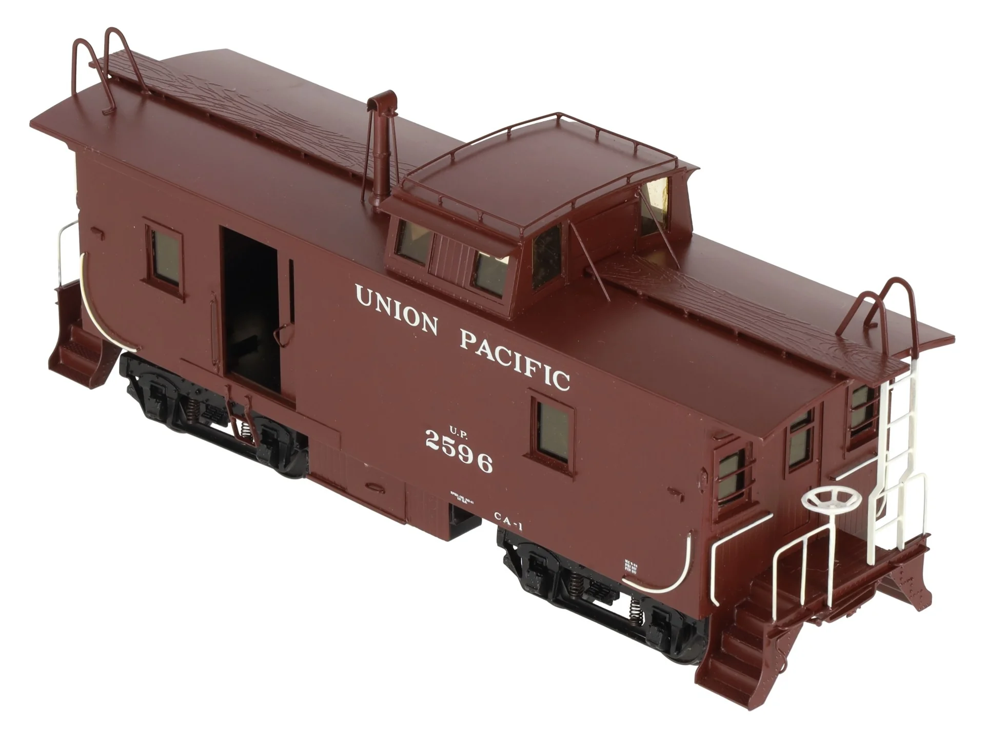 Sunset Models 2667 O Brass UP CA-1 Wood Caboose w/ Cargo Door #2596 (2-Rail) EX/Box - Image 6
