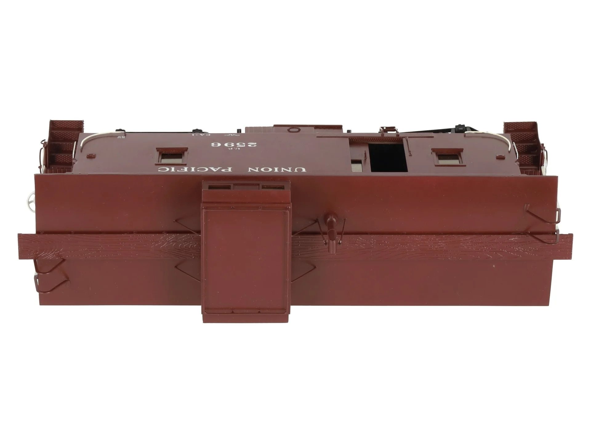 Sunset Models 2667 O Brass UP CA-1 Wood Caboose w/ Cargo Door #2596 (2-Rail) EX/Box - Image 9
