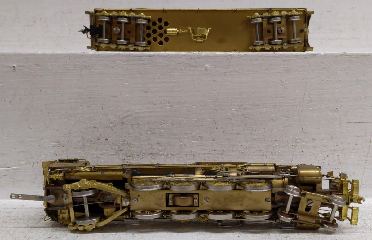 Sunset Models HO BRASS Pennsylvania M-1A 4-8-2 Steam Loco & Tender - Unpainted VG/Box - Image 4