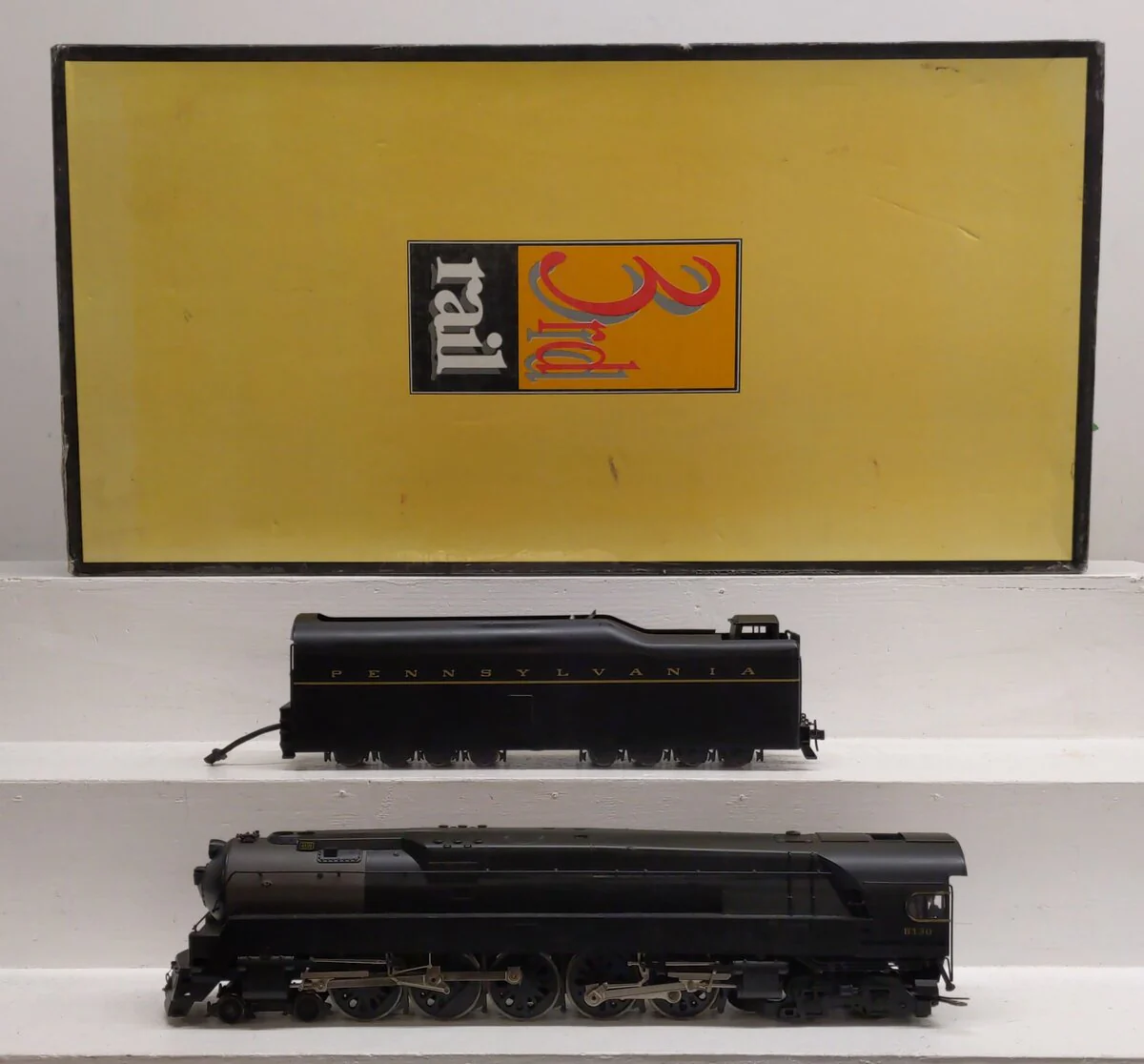 Sunset Models O 2-Rail Brass PRR Q-1 4-6-4-4 Steam Locomotive & Tender #6130 LN/Box