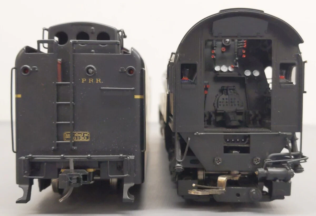 Sunset Models O 2-Rail Brass PRR Q-1 4-6-4-4 Steam Locomotive & Tender #6130 LN/Box - Image 7