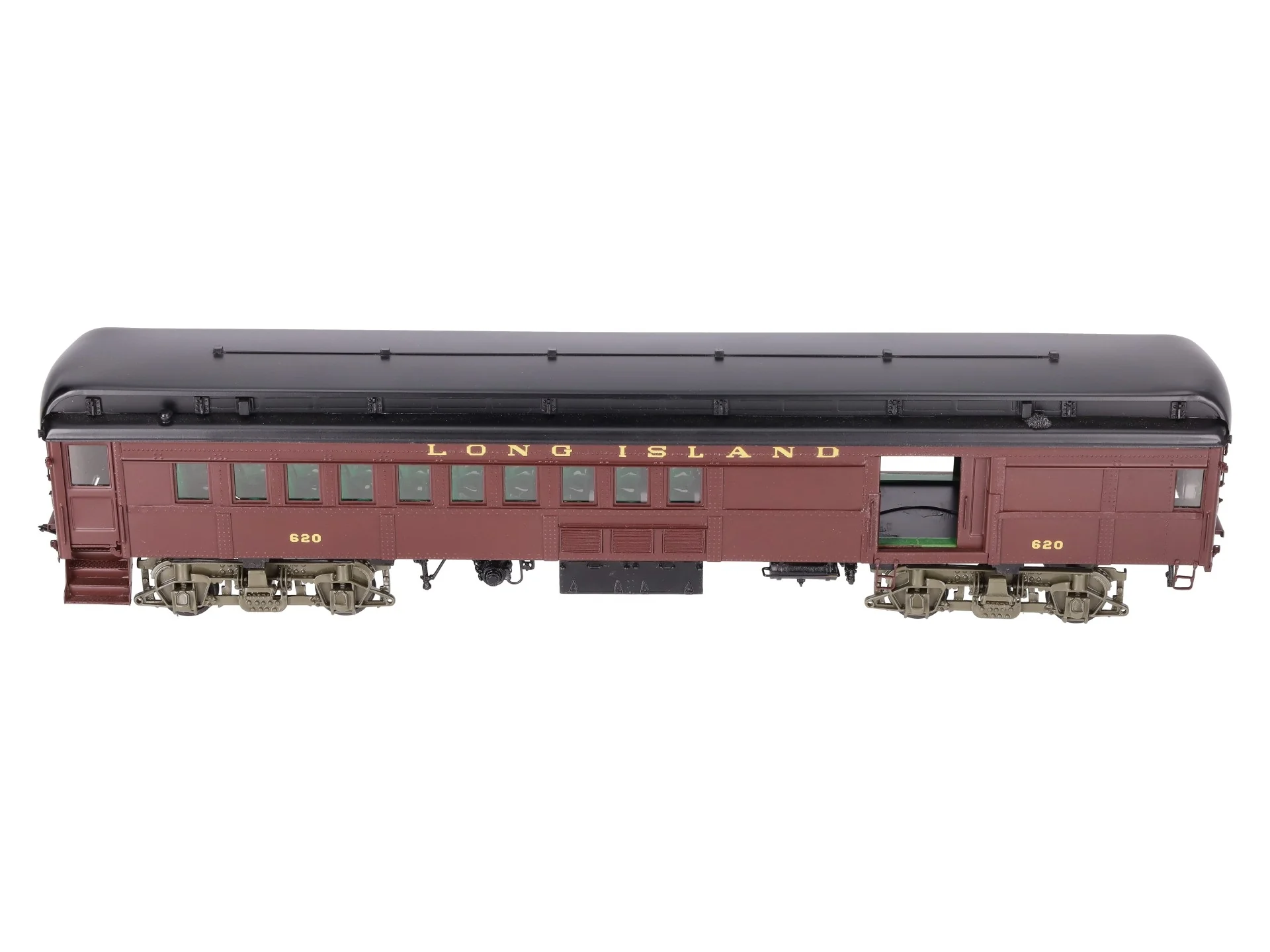 Sunset Models O Brass Long Island RR PB54 Combine Commuter Car #620 (2-Rail) EX/Box - Image 7