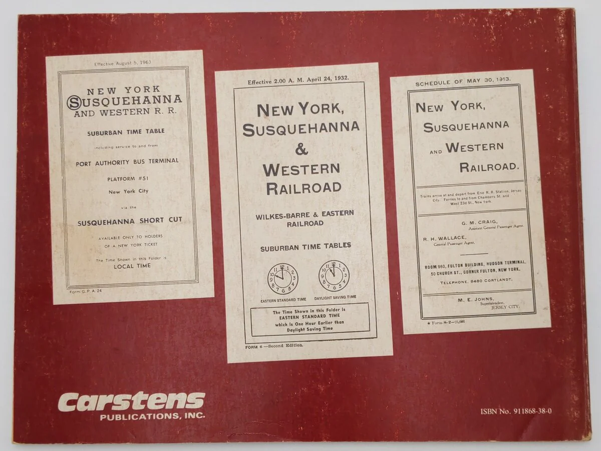 Susquehanna: New York Susquehanna and Western RR Paperback Book VG - Image 2
