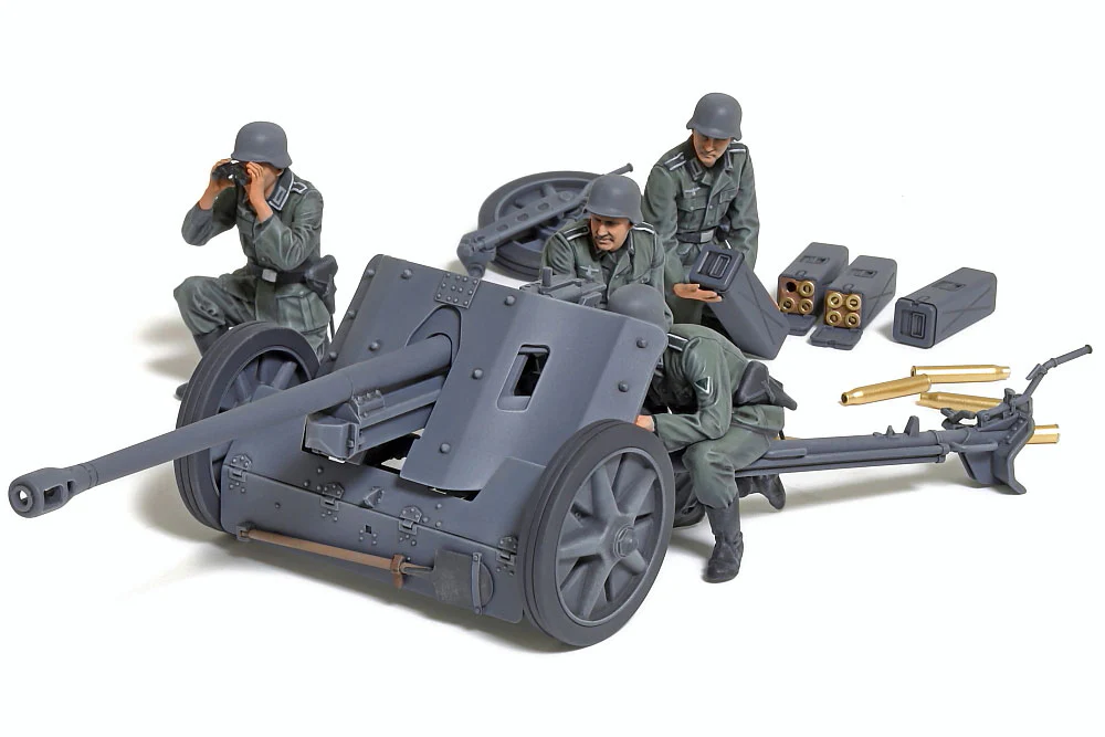 Tamiya 35392 1:35 German 5 cm Anti-Tank Gun PaK 38 Plastic Model Kit