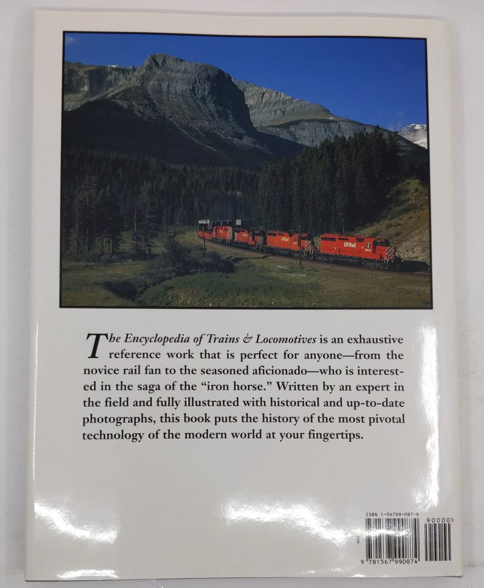 The Encyclopedia Of Trains & Locomotives Hardcover Book By C. J. Riley VG - Image 2