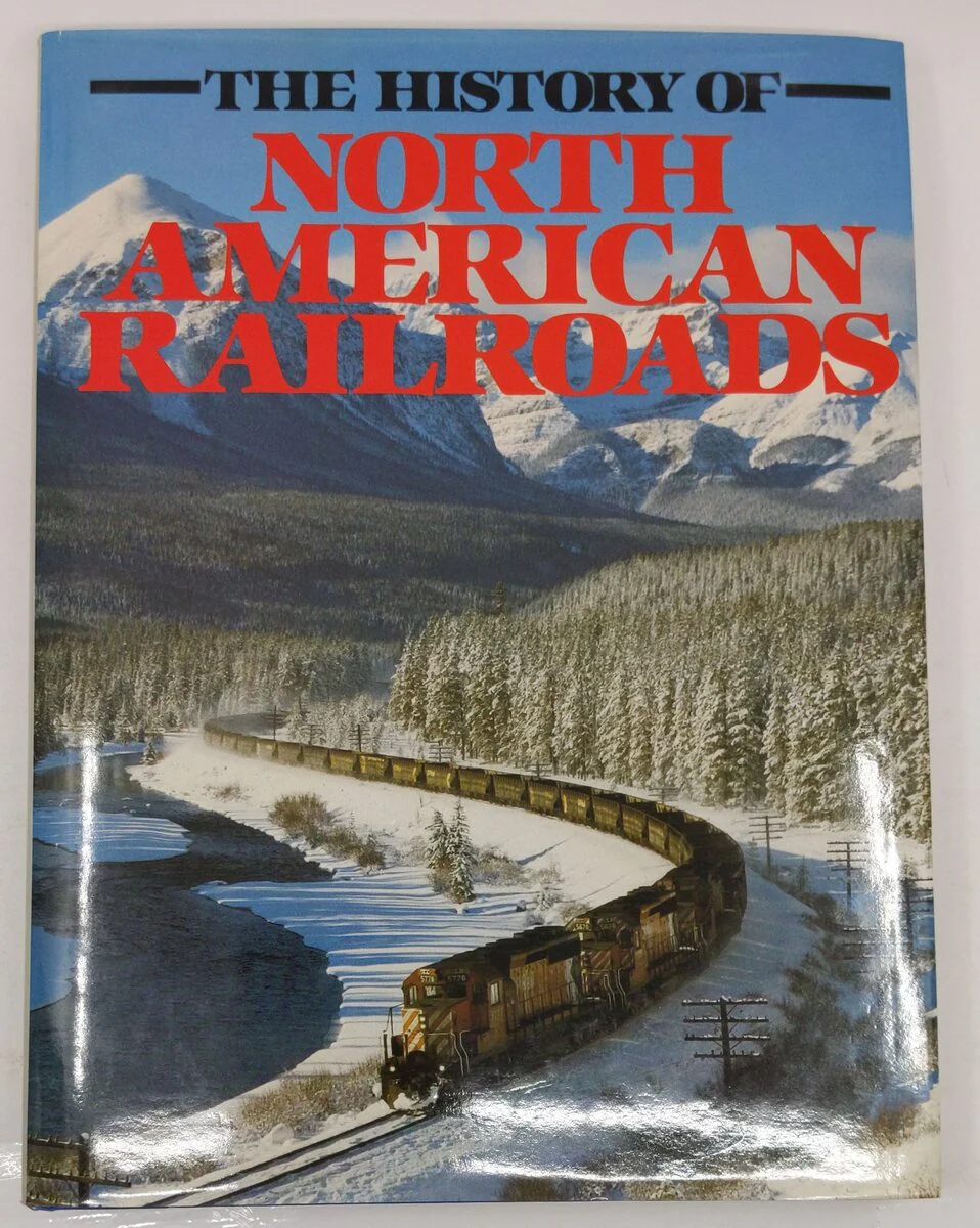 The History Of North American Railroads Hardcover Book By J. B. Hollingsworth EX