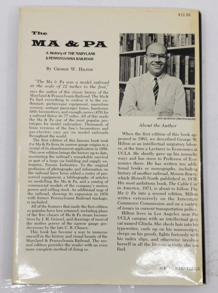 The MA & PA Hardcover Book By George W. Hilton VG - Image 2