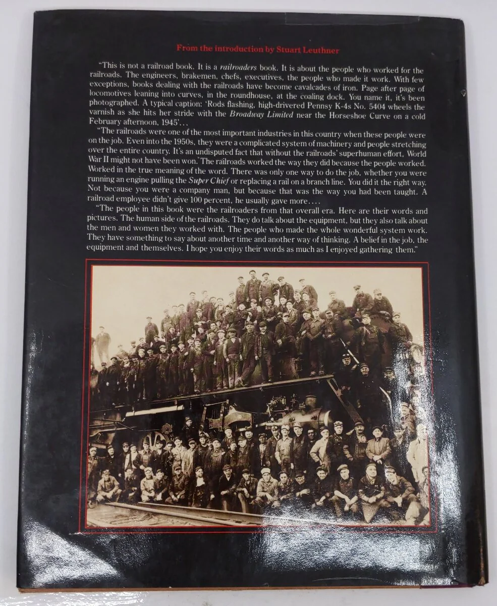 The Railroaders Hardcover Book By Robert Schleicher VG - Image 2