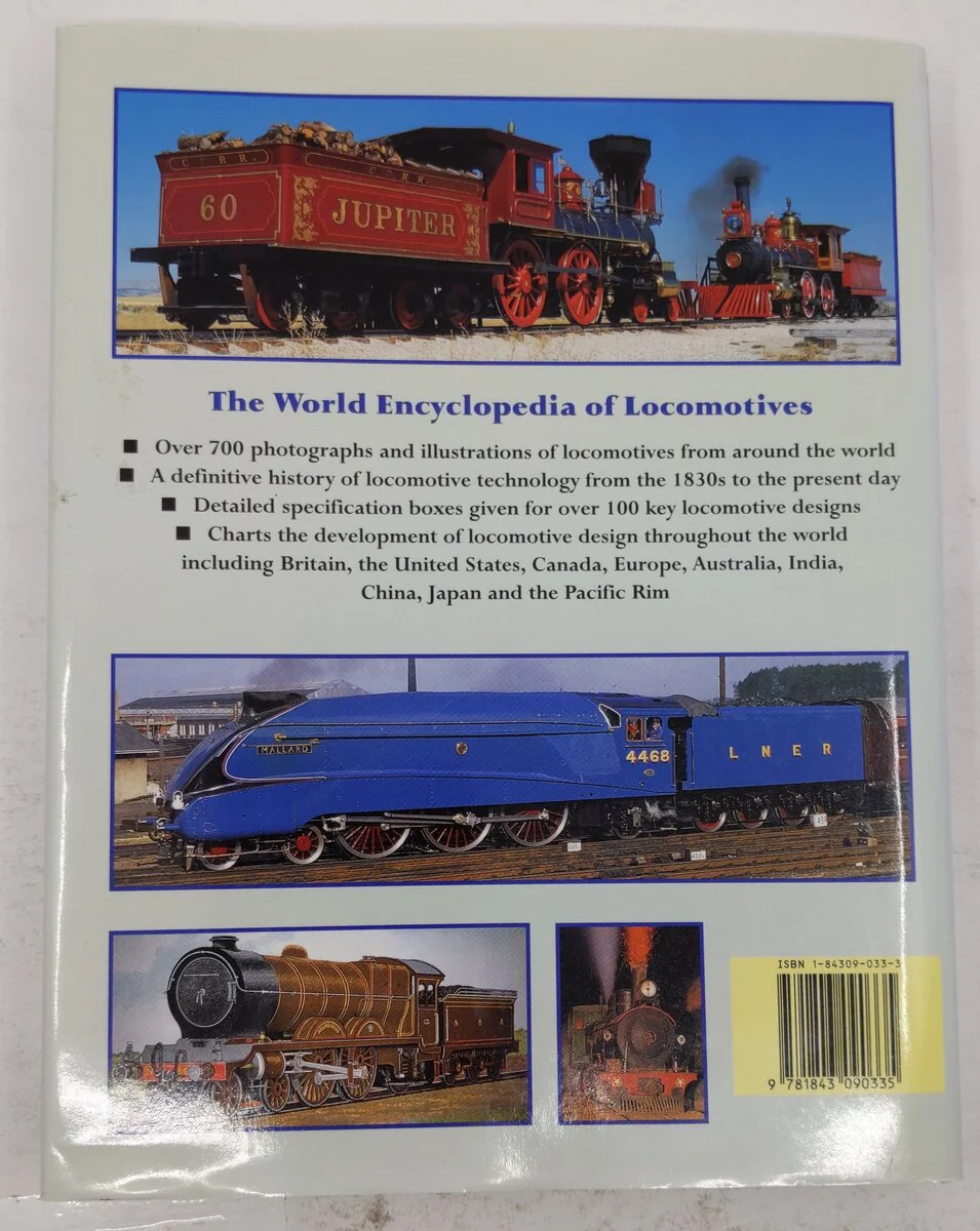 The World Encyclopedia Of Locomotives Hardcover Book By Colin Garratt EX - Image 2