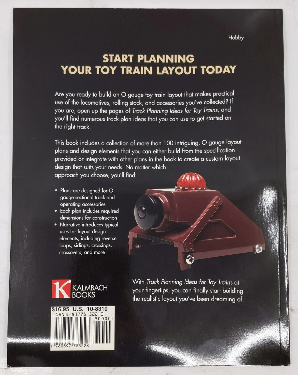 Track Planning Ideas for Toy Trains Paperback Book By Peter H. Riddle EX - Image 2
