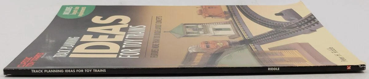 Track Planning Ideas for Toy Trains Paperback Book By Peter H. Riddle EX - Image 3
