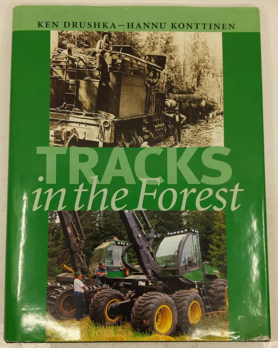 Tracks in the Forest Hardcover Book By Ken Drushka and Hannu Konttinen VG