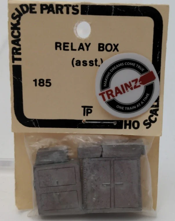 Trackside Parts 185 HO Scale Parts Relay Box White Metal Accessories