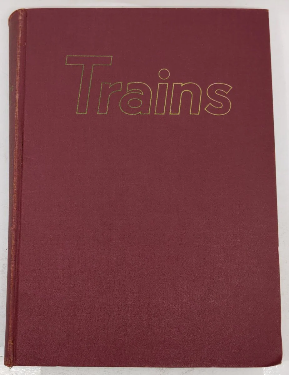 Trains Vol.10 1949-50 Hardcover Book VG