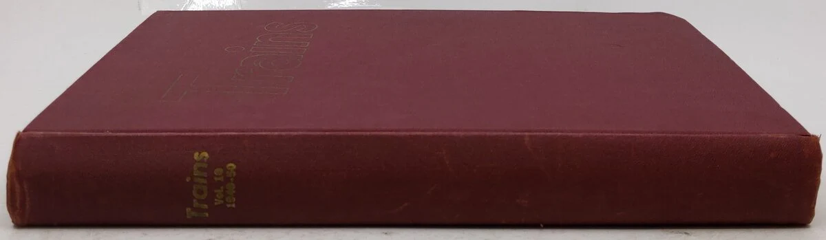 Trains Vol.10 1949-50 Hardcover Book VG - Image 3