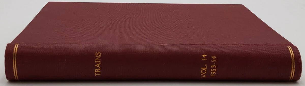Trains Vol.14 1953-54 Hardcover Book EX - Image 3