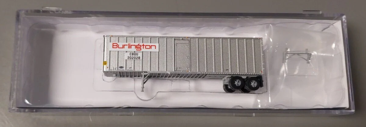 Trainworx Inc 40404-07 N Scale Chicago Burlington & Quincy 40' Flexi-Van #202028 LN/Box
