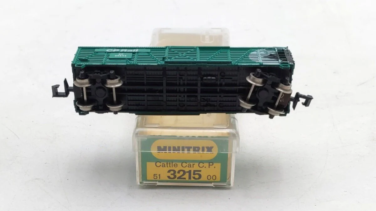 Trix 3215 N Scale Canadian Pacific Rail Cattle Stock Car #35644 LN/Box - Image 2