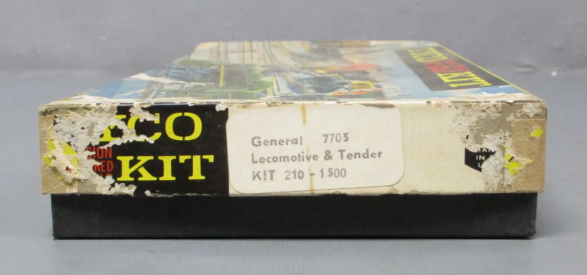 Tyco 210-1500 Vintage HO Scale The General Die Cast Steam Locomotive Kit - Image 3