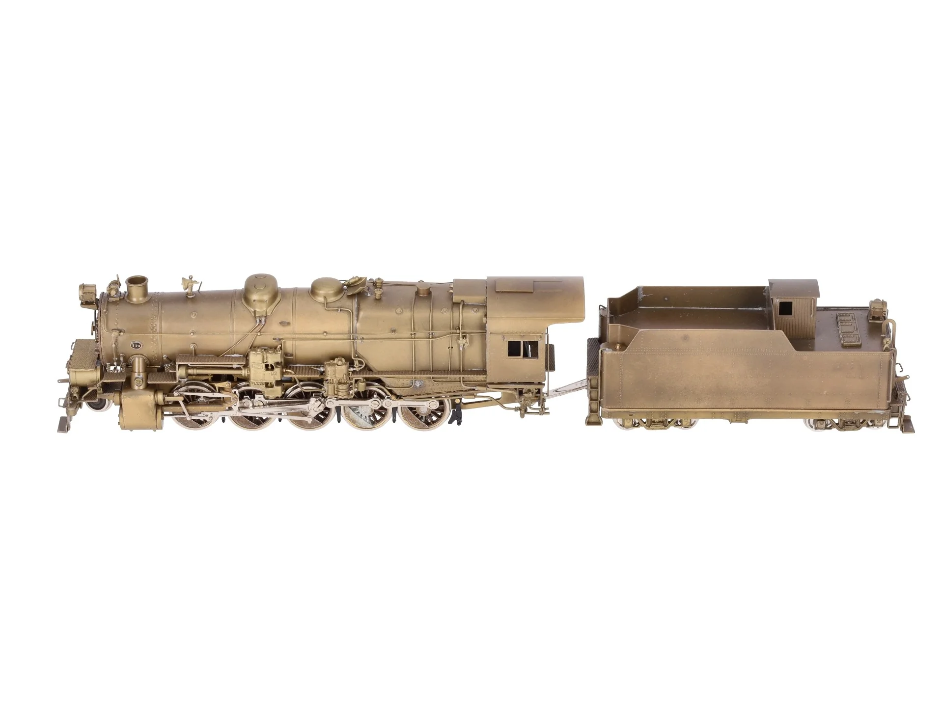 United Models HO Scale BRASS Pennsy Power I-1 2-10-0 Decapod Steam Engine EX/Box - Image 7