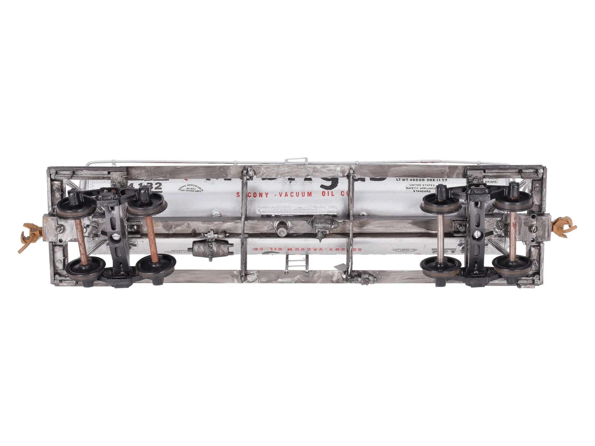US Hobbies O Brass Mobilgas 8,000 Gallon Tank Car #4132 - Custom (2-Rail) - Image 2