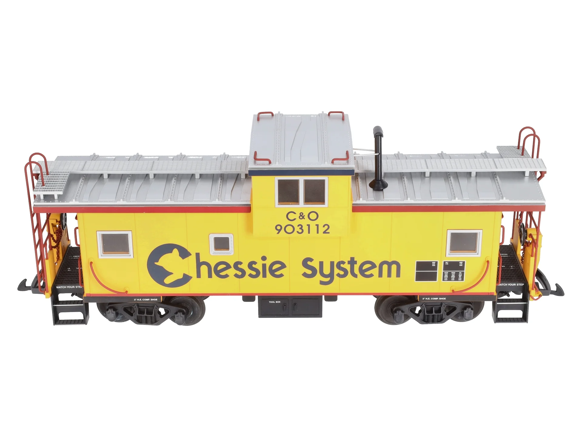 USA Trains 12128 G Chessie Illuminated Ext. Vision Caboose #903112 LN/Box - Image 3