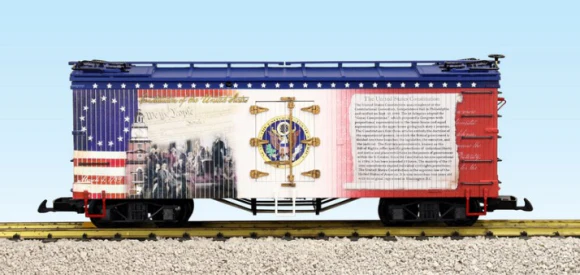 USA Trains R16059 G Constitution of the United States Patriotic Car