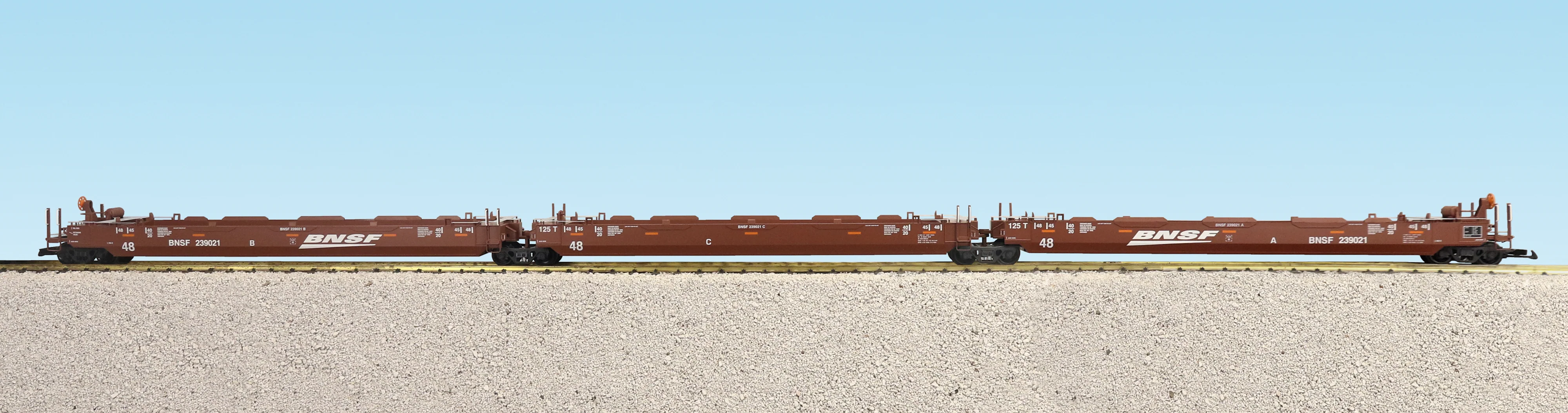 USA Trains R17164 G BNSF Speed Logo Intermodal Car (Set of 3)