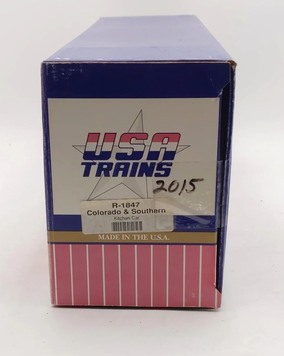 USA Trains R1847 G Colorado & Southern Brown Kitchen Car #382 EX/Box - Image 6