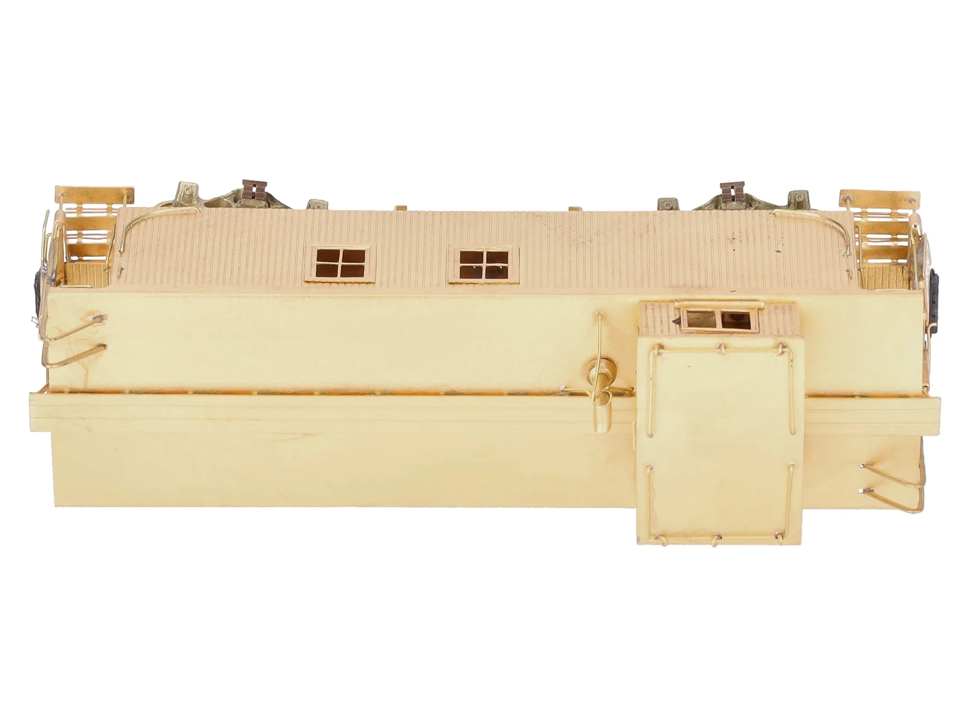 Van Hobbies HO BRASS CNR Bay Window Wood Sheath Caboose - Unpainted EX/Box - Image 9