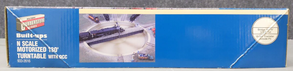 Walthers 2616 N Motorized 130' Turntable with DCC Built-ups Assembled NIB - Image 11