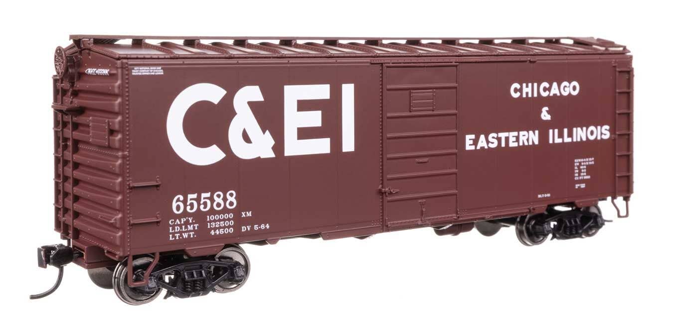 Walthers 910-45506 HO Chicago & Eastern Illinois 40' PS-1 Boxcar RTR #65588