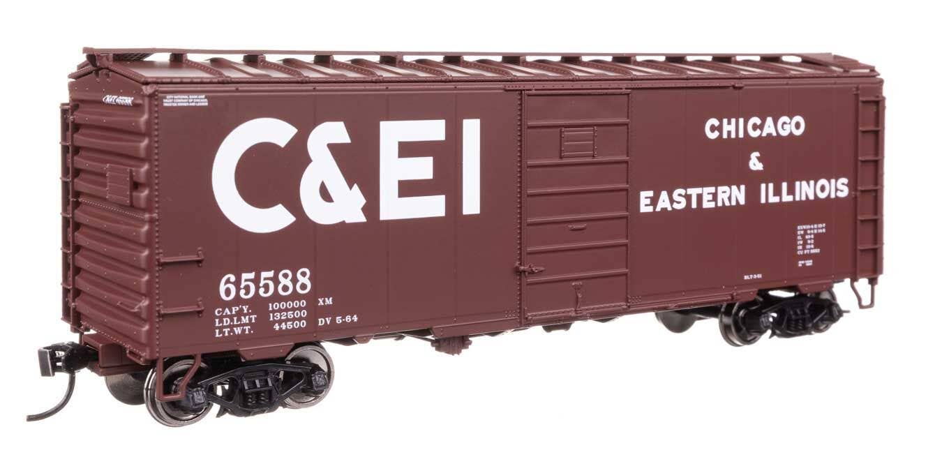 Walthers 910-45506 HO Chicago & Eastern Illinois 40' PS-1 Boxcar RTR #65588 - Image 2