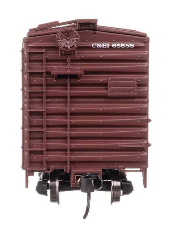 Walthers 910-45506 HO Chicago & Eastern Illinois 40' PS-1 Boxcar RTR #65588 - Image 3
