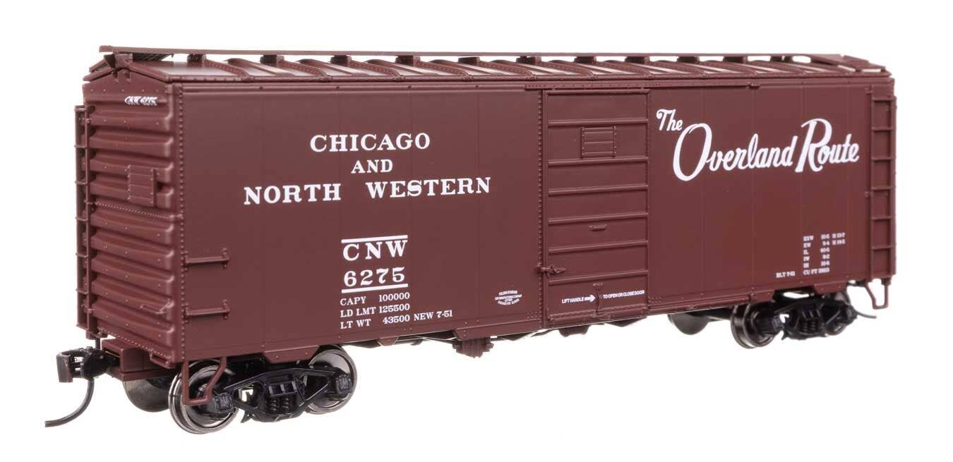 Walthers 910-45508 HO Chicago & North Western 40' PS-1 Boxcar Ready to Run #6275 - Image 2