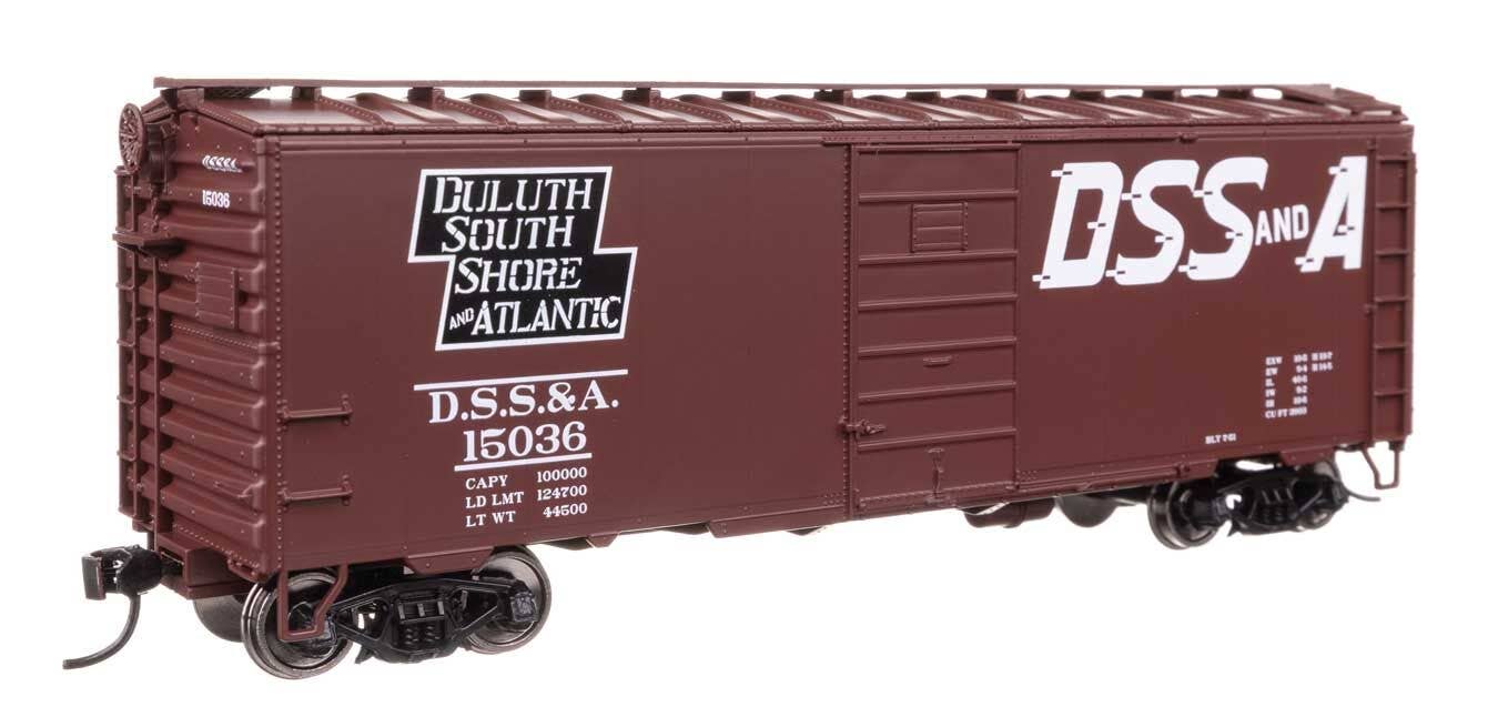 Walthers 910-45512 HO Duluth, South Shore & Atlantic 40' PS-1 Boxcar RTR #15036