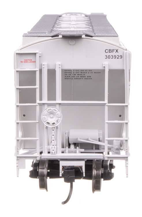 Walthers 910-49308 HO CBFX 39' Trinity 3281 2-Bay Covered Hopper RTR #303929 - Image 3