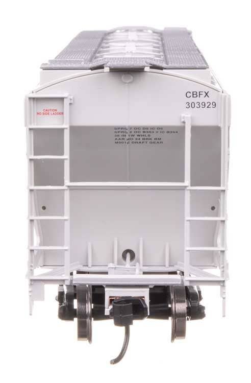 Walthers 910-49308 HO CBFX 39' Trinity 3281 2-Bay Covered Hopper RTR #303929 - Image 4