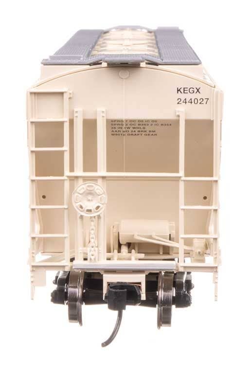 Walthers 910-49313 HO KEGX 39' Trinity 3281 2-Bay Covered Hopper RTR #244027 - Image 3