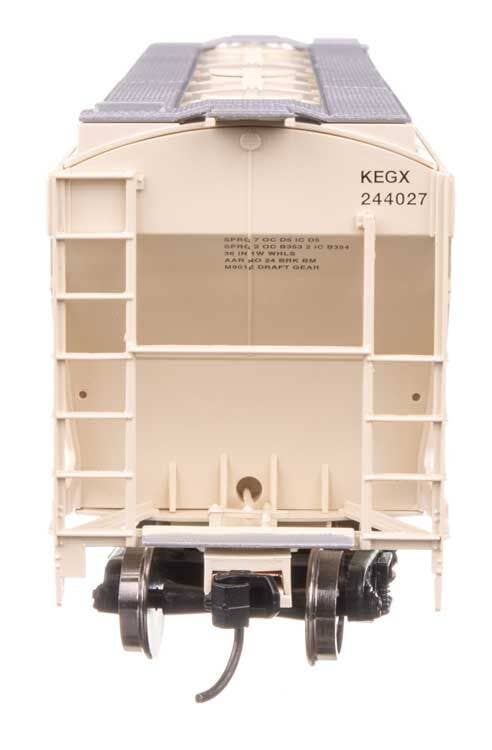 Walthers 910-49313 HO KEGX 39' Trinity 3281 2-Bay Covered Hopper RTR #244027 - Image 4