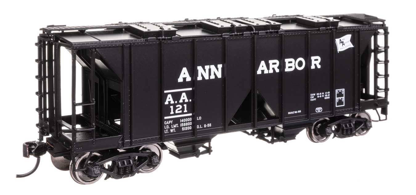 Walthers 910-49704 HO Ann Arbor ACF 1958 Cu Ft Covered Hopper Ready to Run #121 - Image 2