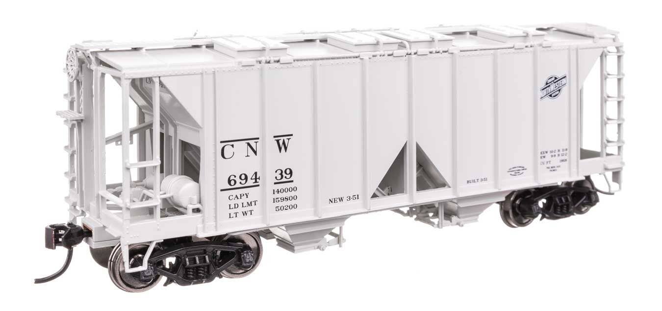 Walthers 910-49708 HO CNW ACF 1958 Cu Ft Covered Hopper Ready to Run #69439